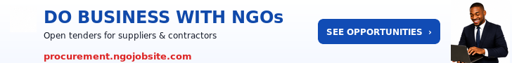 Do Business With NGOs — Open tenders for suppliers and contractors